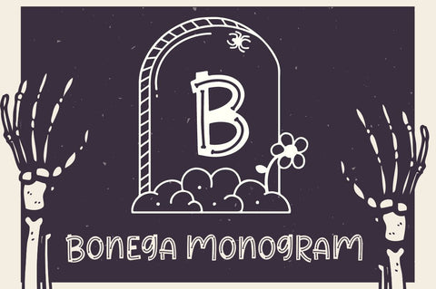 Bonega Monogram Font Attype studio 