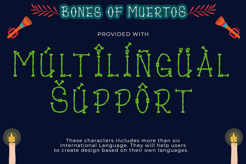 Bones Of Muertos Font Madatype Studio 