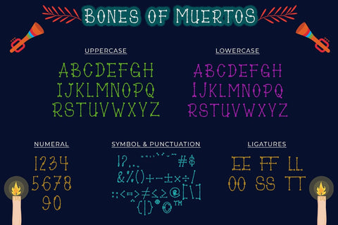 Bones Of Muertos Font Madatype Studio 