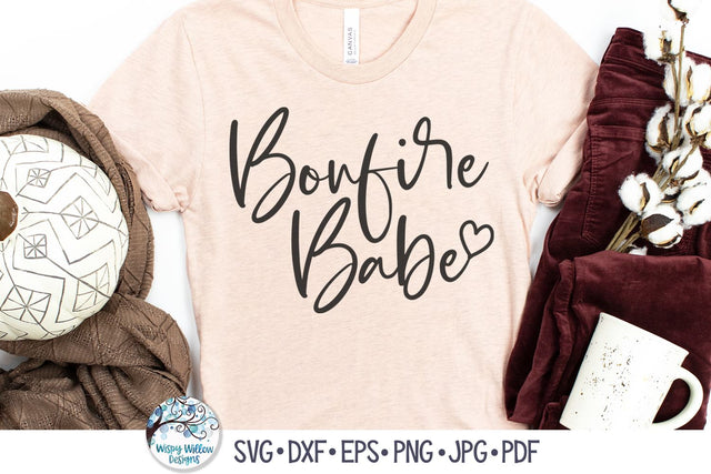 Bonfire Babe SVG SVG Wispy Willow Designs 