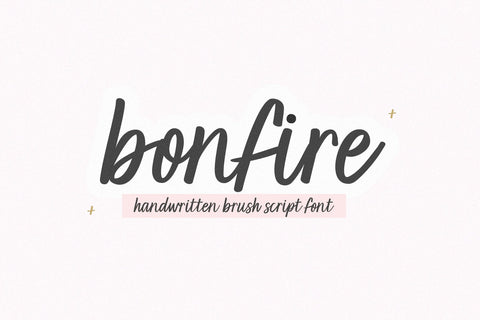 Bonfire - Brush Script Font Font KA Designs 