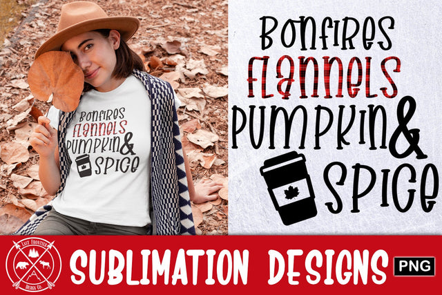 bonfires flannels and pumpkin spice cut file|Fall SVG SVG Last Frontier Design Co. 
