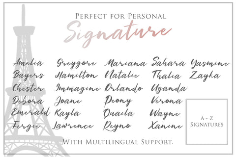 Bonjour - Casual Handwritten Font Font Dm Letter Studio 