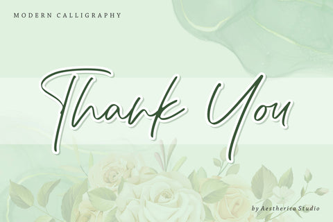 Bonjourno Font Aestherica Studio 