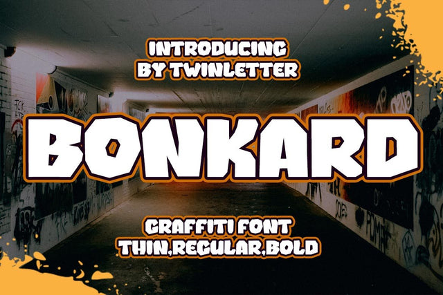 Bonkard Font twinletter 