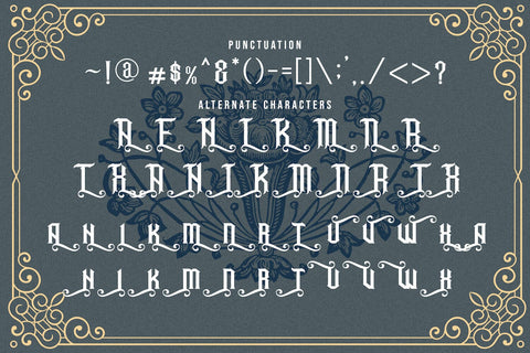 Bonwick Weaver - Victorian Display Font Font StringLabs 