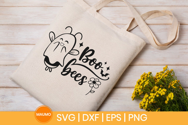 Boo bees, funny halloween svg SVG Maumo Designs 