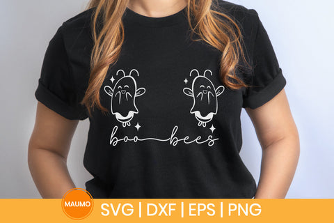 Boo bees, funny halloween svg SVG Maumo Designs 
