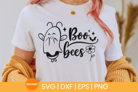 Boo bees, funny halloween svg SVG Maumo Designs 