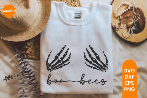 Boo Bees Funny Halloween Svg SVG Maumo Designs 