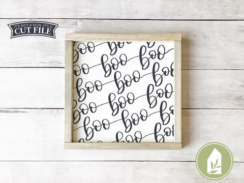 Boo Boo Boo SVG | Halloween SVG | Rustic Sign Design SVG LilleJuniper 