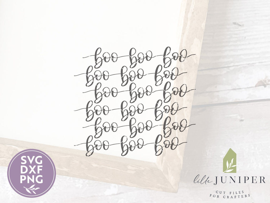 Boo Boo Boo SVG | Halloween SVG | Rustic Sign Design - So Fontsy