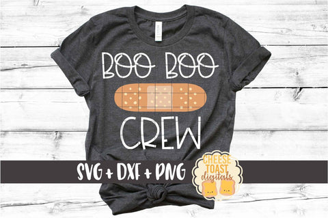 Boo Boo Crew – School Nurse SVG PNG DXF Cut Files SVG Cheese Toast Digitals 
