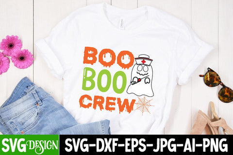 Boo Boo Crew SVG Cut File, Boo Boo Crew Sublimation PNG, Boo Boo Crew Halloween Quotes, Halloween Sublimation PNG, Halloween SVG Bundle,Halloween SVG Quotes,Halloween PNG, Halloween SVG SVG BlackCatsMedia 