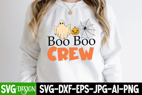 Boo Boo Crew SVG Cut File, Boo Boo Crew SVG Design, Boo Boo Crew Sublimation Design, Halloween SVG Cut File, Halloween SVG bundle, Halloween Quotes SVG ,Halloween SVG Sublimation Design, Trick or Treat SVG SVG BlackCatsMedia 