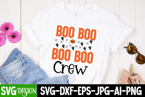 Boo Boo Crew SVG Cut File, Boo Boo Crew SVG Design, Halloween Sublimation PNG, Halloween SVG Bundle,Halloween SVG Quotes,Halloween PNG, Halloween SVG SVG BlackCatsMedia 
