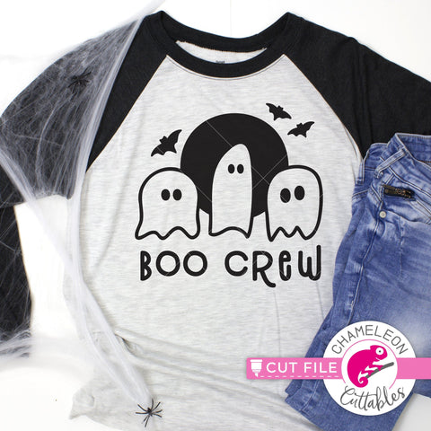 Boo Crew Halloween SVG dxf png SVG Chameleon Cuttables 