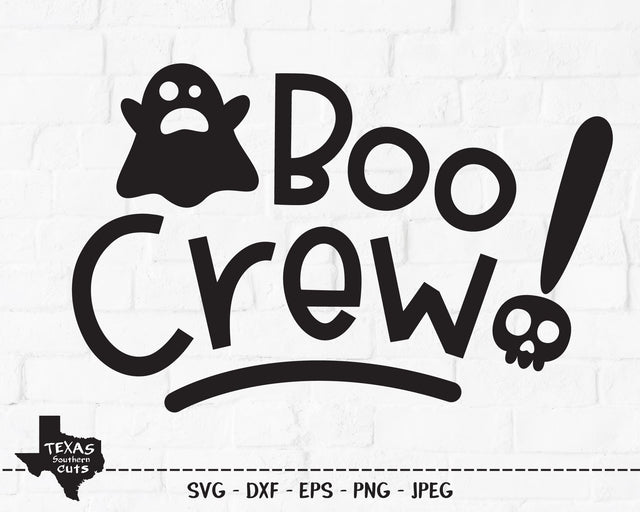 Boo Crew | Halloween SVG SVG Texas Southern Cuts 