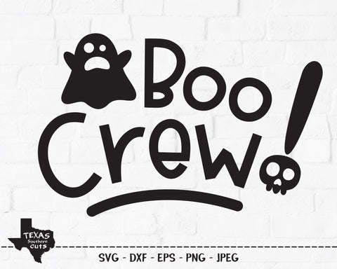 Boo Crew | Halloween SVG SVG Texas Southern Cuts 