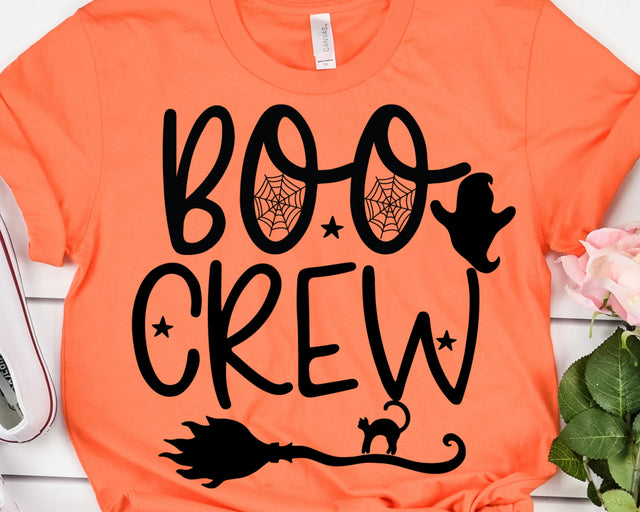 Boo Crew Halloween SVG - Trick or Treat Bag SVG She Shed Craft Store 
