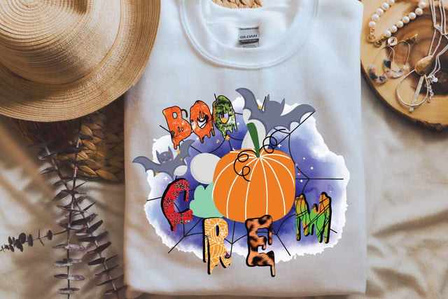 Boo Crew Sublimation Design SVG BlackCatsMedia 