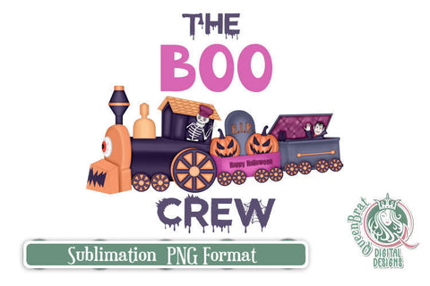 Boo Crew Sublimation Sublimation QueenBrat Digital Designs 