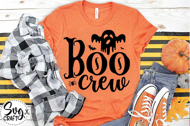 Boo crew SVG cut file, Halloween SVG cut file , pumpkin SVG file 31 svg Design SVG Svgcraft 
