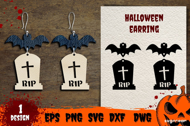 Boo Earrings | Glowforge | Jewelry SVG SvgOcean 