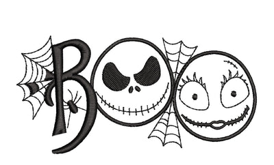 Boo embroidery design,Halloween embroidery design, 3 sizes. Embroidery/Applique DESIGNS ArtEMByNatalia 