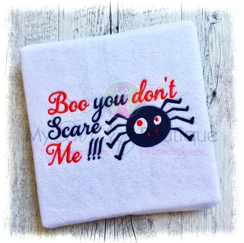 Boo Embroidery Designs for Halloween Machine Applique - Holiday Embroidery Designs - 8 Sizes - Instant Download Embroidery/Applique My Sew Cute Boutique 