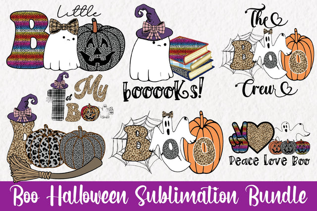 Boo Halloween Sublimation Bundle Sublimation Jagonath Roy 
