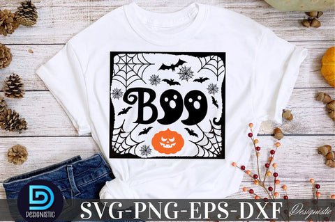 Boo, Halloween SVG Design SVG DESIGNISTIC 