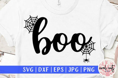 Boo – Halloween SVG EPS DXF PNG Cutting Files SVG CoralCutsSVG 