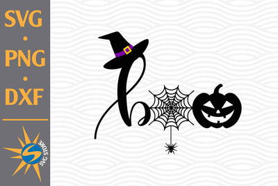 Boo Halloween SVG, PNG, DXF Digital Files Include SVG SVGStoreShop 