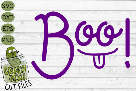 Boo Halloween SVG SVG Crunchy Pickle 