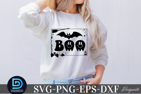 Boo, Halloween SVG SVG DESIGNISTIC 