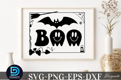 Boo, Halloween SVG SVG DESIGNISTIC 