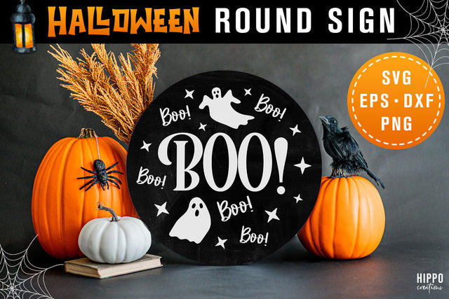 Boo Halloween SVG SVG Hippo Creations 