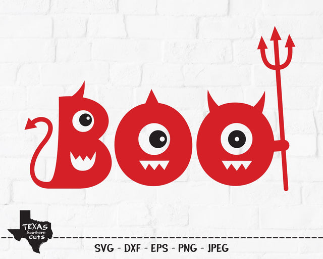 Boo | Halloween SVG SVG Texas Southern Cuts 
