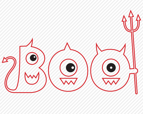 Boo | Halloween SVG SVG Texas Southern Cuts 