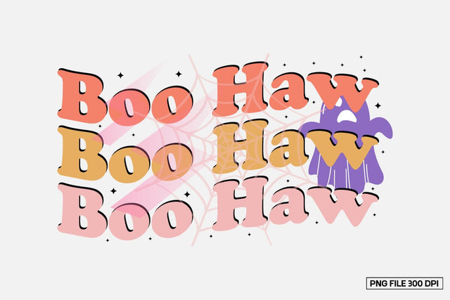 Boo Haw sublimation design SVG designmaster24 