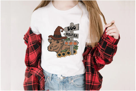 Boo Heifer Sunflower Sublimation Sublimation Jagonath Roy 