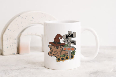 Boo Heifer Sunflower Sublimation Sublimation Jagonath Roy 