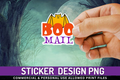 Boo mail Sublimation PNG Sublimation Regulrcrative 