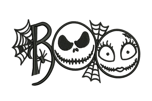 Boo Nightmare Embroidery Design Embroidery/Applique DESIGNS NextEmbroidery 