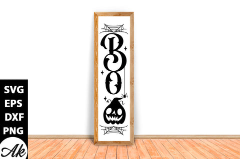 Boo Porch Sign SVG akazaddesign 