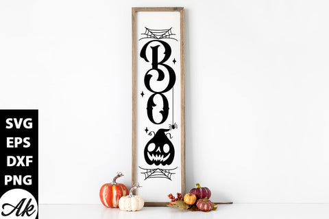 Boo Porch Sign SVG akazaddesign 