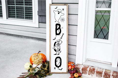 Boo Porch Sign SVG SVGs,Quotes and Sayings,Food & Drink,On Sale, Print & Cut SVG DesignPlante 503 