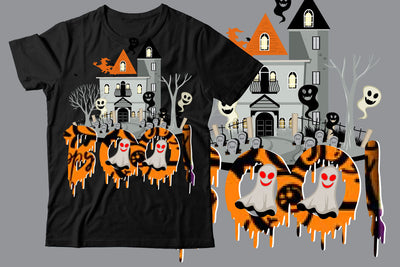 Boo Sublimation Design Sublimation BlackCatsMedia 