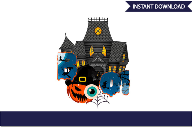 Boo! Sublimation PNG File Sublimation DesignPlante 503 